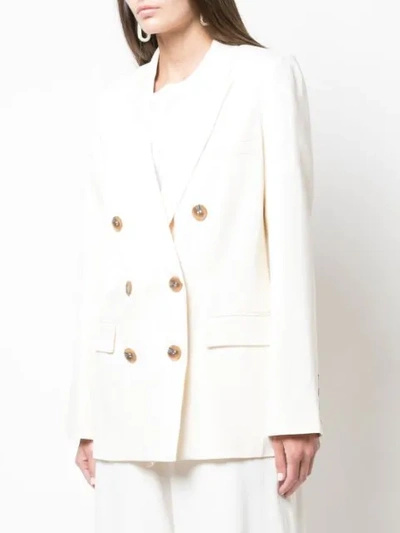 Shop Opening Ceremony Double-breasted Straight-fit Blazer In White