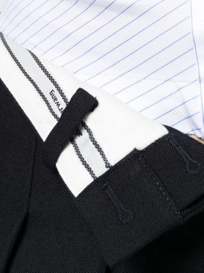 Shop Alexander Wang Foldover Waist Trousers In Black
