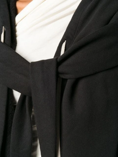 Shop Rick Owens Drkshdw Hooded Jacket In Black