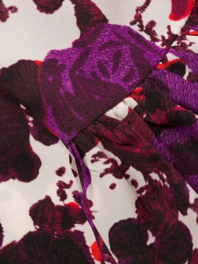 Shop Erdem Kleid Mit Blumenmuster In Purple