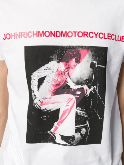 Shop John Richmond Ligon Photo Print T-shirt In White