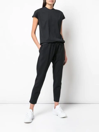 Shop Wone Relaxed Fit Trousers In Black