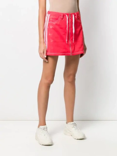 Shop Fiorucci X Adidas All Over Angels Skirt In Red