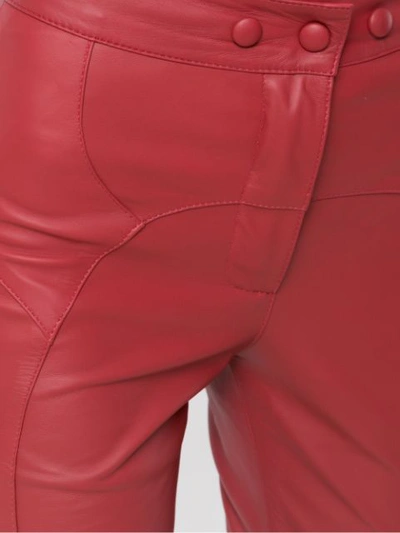 leather skinny trousers