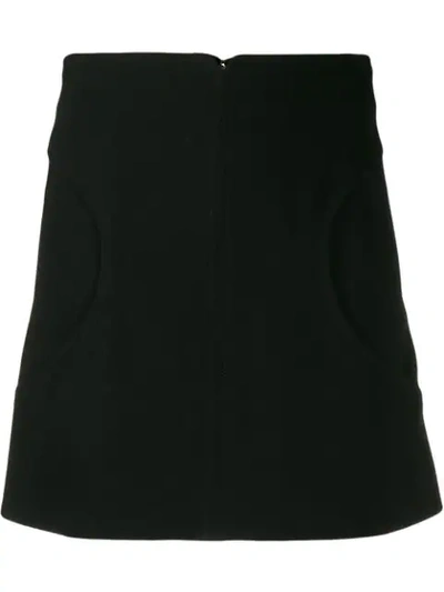 Shop Courrèges A-line Mini Skirt In Black