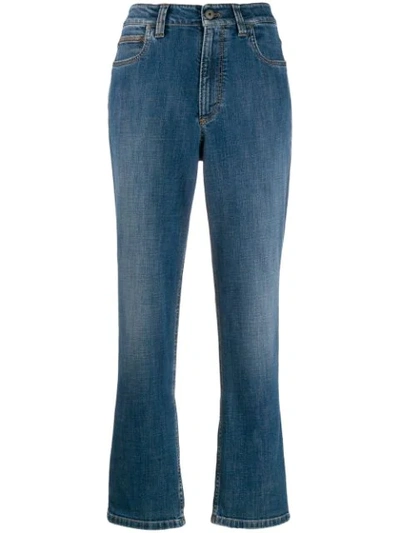 Shop Brunello Cucinelli Stonewashed Jeans In Blue