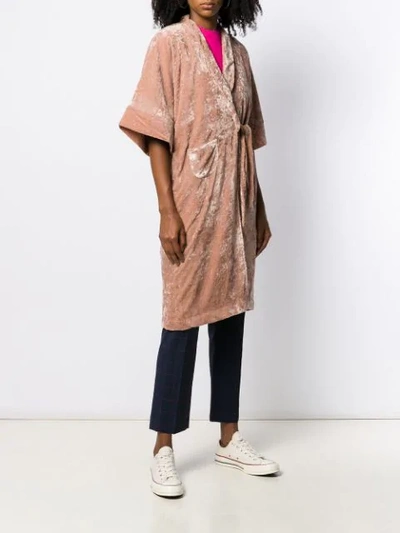 Bellerose Distressed Robe-coat In Neutrals