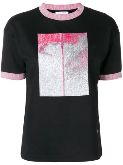 Shop Alyx 1017  9sm Graphic Printed Tshirt - Black
