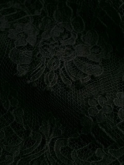 Shop Dolce & Gabbana Polka Dot Midi Skirt In Black