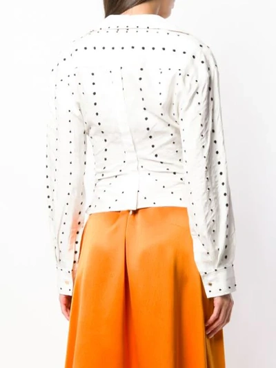 Shop Jacquemus Polka In White