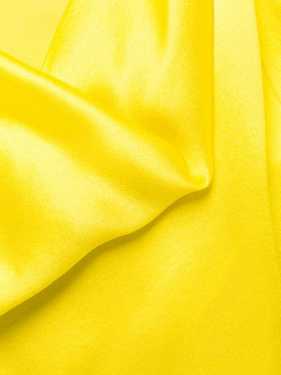 Shop Versace Medusa Cowl Neck Vest In Yellow