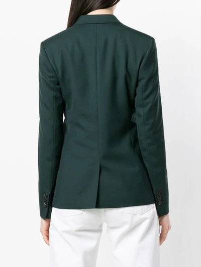 Shop Paul Smith Classic Fitted Blazer In Green