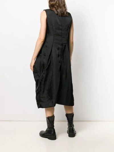 Shop Comme Des Garçons Comme Des Garçons Oversized Pocket Dress In Black