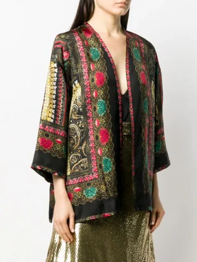 Shop Etro All-over Print Jacket In Black