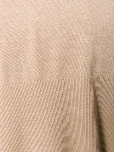 Shop Stella Mccartney Relaxed Fit Jumper In Neutrals