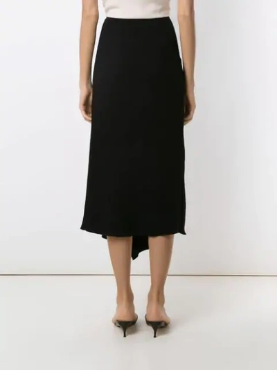 ALCAÇUZ MAGALI中长半身裙 - 黑色