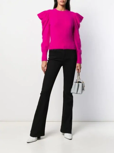 Shop Antonino Valenti Puff Sleeve Jumper In Pink