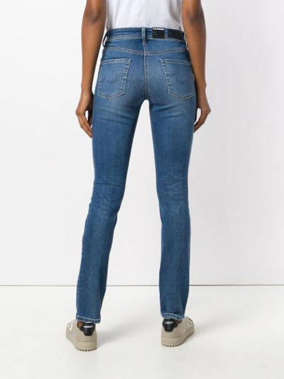 Shop Cambio Slim Jeans In Blue