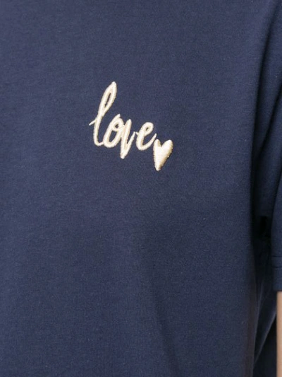 Shop Baum Und Pferdgarten Jolee Love T-shirt In Blue