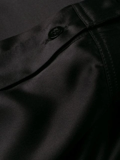 Shop Y/project Tie Waist Shirt Dress In Black