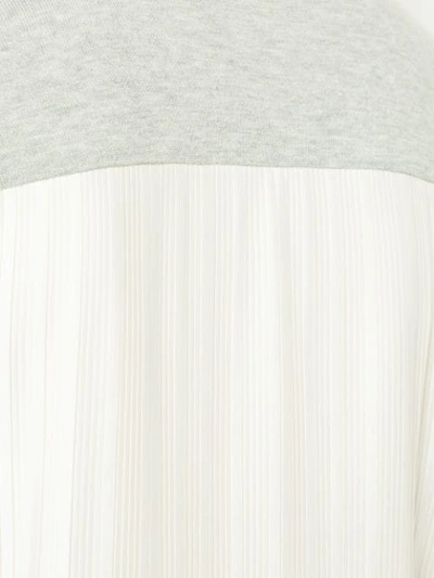 Shop Clu Lace Pleated Cardigan - Grey