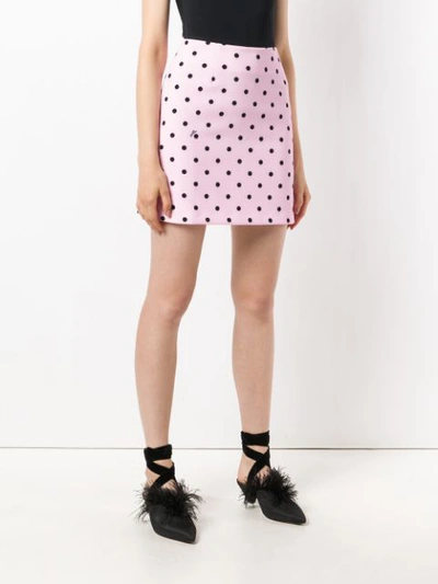 Shop Vivetta Polka Dot Skirt - Pink