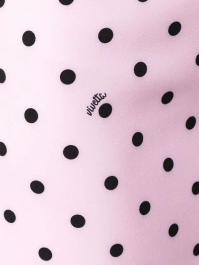 Shop Vivetta Polka Dot Skirt - Pink