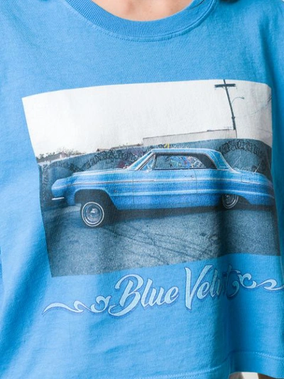 Shop Adaptation Blue Velvet Print T