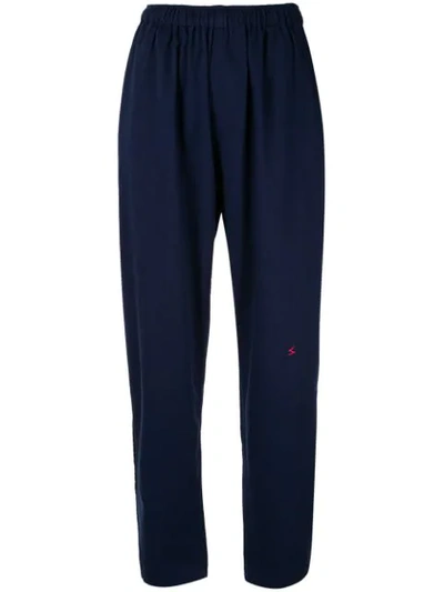 Shop Undercover Relaxed Track Pants In Blue