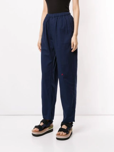 Shop Undercover Relaxed Track Pants In Blue