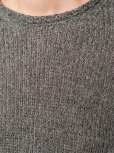 Shop The Row Fitted Knit Sweater - Grey