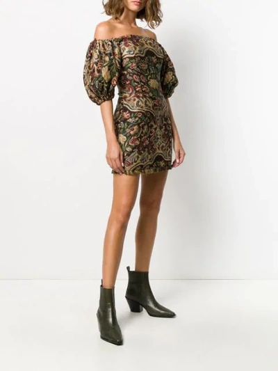 Shop Etro Halton Dress In Neutrals