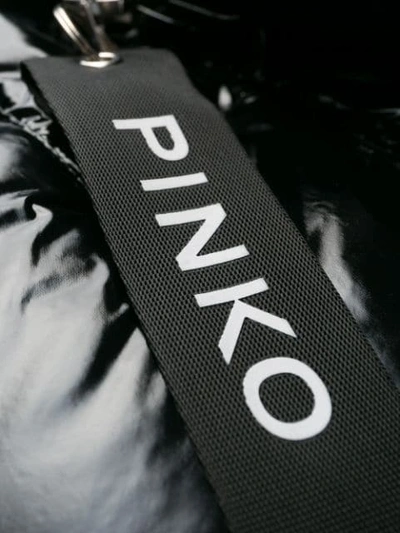 Shop Pinko Daunenjacke Mit Logo In Z99 Black