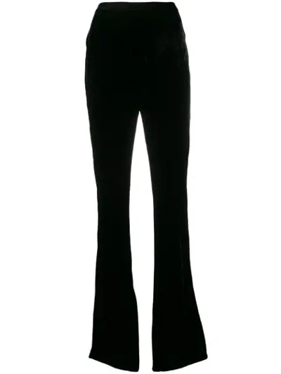 Shop Mes Demoiselles High Waisted Trousers In Black