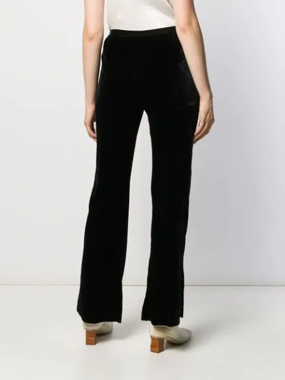 Shop Mes Demoiselles High Waisted Trousers In Black