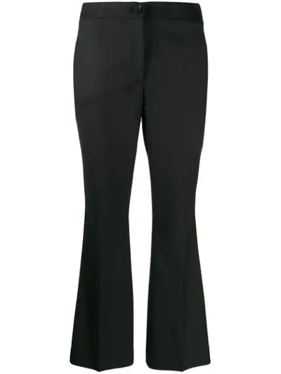 Shop Giada Benincasa Ciao Amore Bootcut Trousers In Black