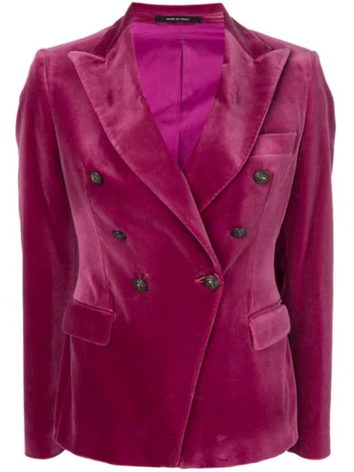 Shop Tagliatore Blazer - Pink