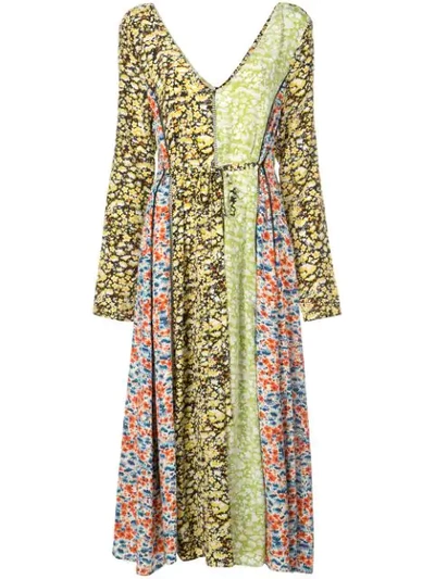 Shop Stine Goya Meadow Dress In Green