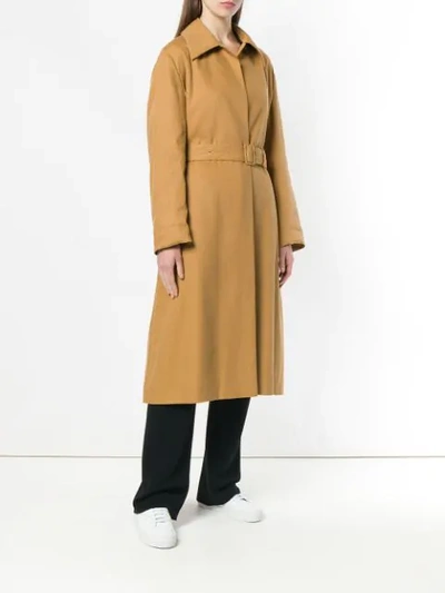 Shop The Row Rundi Belted Coat In Brown