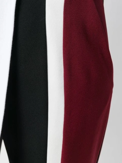 Kenzo Striped Tailored Trousers In Black