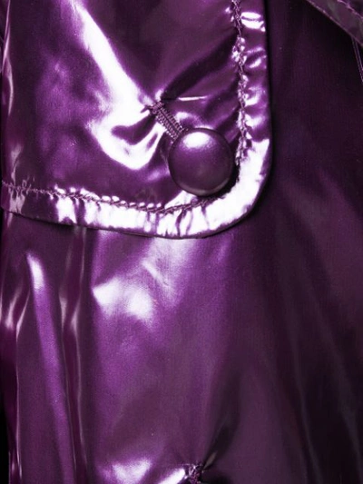MARC JACOBS METALLIC RAINCOAT - 紫色