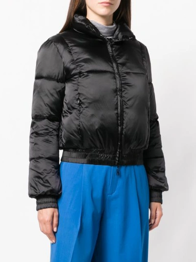 Shop Pinko Amour Impossible Puffer Jacket - Black
