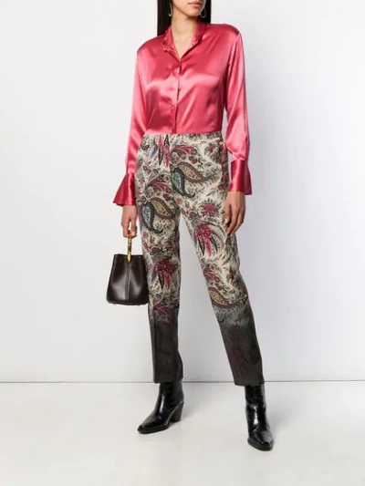 Shop Etro Loose Fit Blouse In Pink