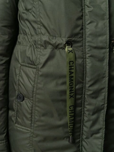 Shop Alessandra Chamonix Hooded Down Coat In 102 Military Natural