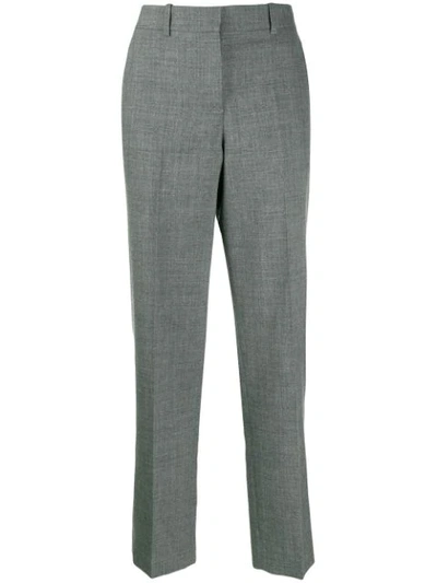 Shop Loewe Mid-rise Tailored Trousers In Grey
