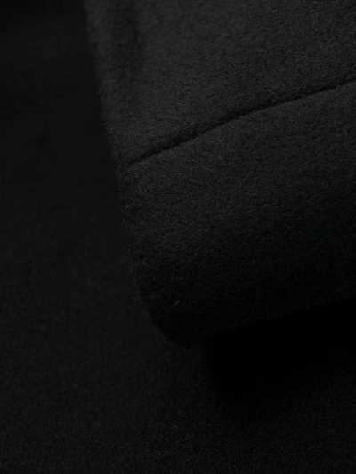 Shop Paltò Double Breasted Midi Coat In Black