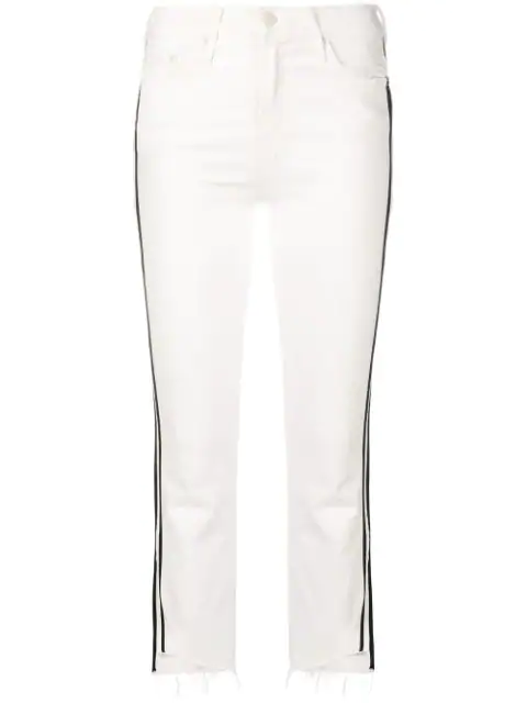 mother side stripe jeans