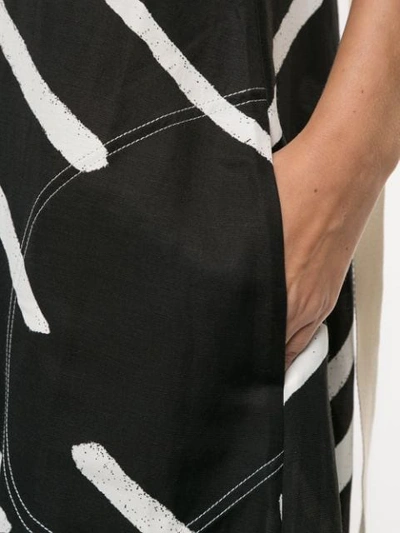 Shop Lee Mathews Palmas Printed Maxi Dress In Black
