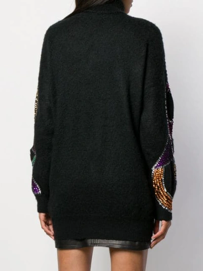 Shop Amen Sequin Embroidered Jumper In Black