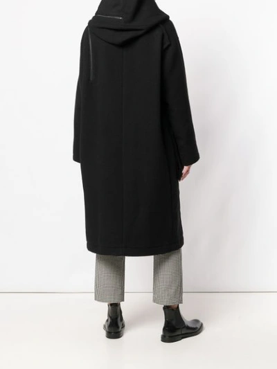 Shop Yohji Yamamoto Oversized Double In Black